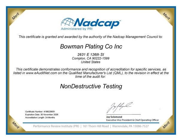 Ndt certification